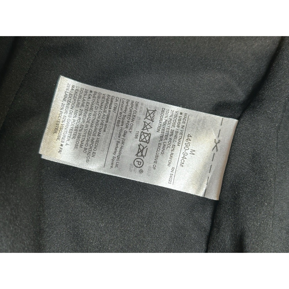 Banana Republic Women's Tweed Blazer Jacket M Grey - Picture 9 of 11